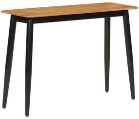 vidaXL Τραπέζι Κονσόλα 110 x 40 x 76 εκ. από Μασίφ Ξύλο Μάνγκο/Σίδερο