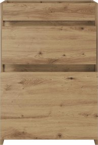 vidaXL Ντουλάπι Κάτω από τον Νιπτήρα Artisan Δρυς 56 x 37,5 x 81 εκ