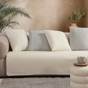 Γούνινο Ριχτάρι Πολυθρόνας (180x180) Nef-Nef Homeware Breda Ecru