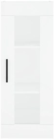vidaXL Ντουλάπι Λευκό 34,5 x 34 x 180 εκ. από Επεξεργασμένο Ξύλο