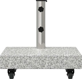 vidaXL Βάση ομπρέλας Γκρι 45 x 25 x 45 εκ. Γρανίτης