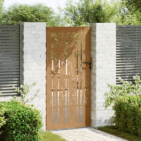 vidaXL Πύλη Κήπου 85 x 200 cm Ατσάλι με Επικάλυψη Πούδρας Κλειδώσιμο