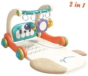 BEBE STARS ΓΥΜΝΑΣΤΗΡΙΟ-ΠΕΡΠΑΤΟΥΡΑ ΔΡΑΣΤΗΡΙΟΤΗΤΩΝ PIANO PARROT 2 IN 1 4249