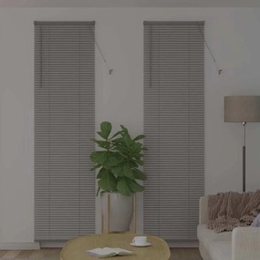 vidaXL Βενετσιάνικες Ρόδες Ασημί 220 x 60 εκ Αλουμίνιο