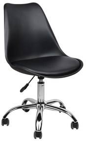 ΚΑΡΕΚΛΑ ΓΡΑΦΕΙΟΥ VEGAS HM1052.01 ΜΑΥΡΗ 48x56x95 εκ.