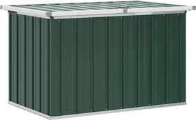 vidaXL Κουτί Αποθήκευσης Κήπου Πράσινο 109 x 67 x 65 εκ.