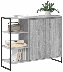 vidaXL Βοηθητικό ντουλάπι Γκρίζο Σονομα 96.5 x 30 x 75 εκ