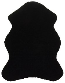 Γούνινο Χαλί Διαδρόμου (80x120) New Plan Puffy FC9 Black