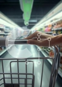 Σετ των 2 Intra Συλλεκτικό Ξύλινο Παζλ Plywood  4mm - Αγορές σε παντοπωλείο Σε Ξύλινο Κουτί - Διαστάσεις: 10x10 cm – 25 κομμάτια