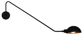 Φωτιστικό Τοίχου - Απλίκα HL-3547-1 L 77-3936 Mason Black Homelighting Metal