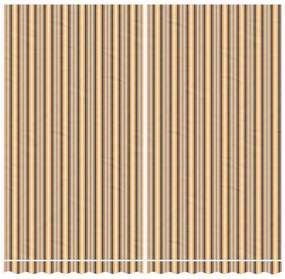 vidaXL Τεντόπανο Ανταλλακτικό Ριγέ Πολύχρωμο 4 x 3,5 μ.