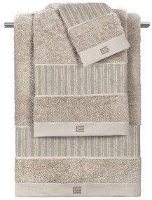 Πετσέτες Μπάνιου (Σετ 3τμχ) Guy Laroche Tudor Ammos - Natural 500gsm