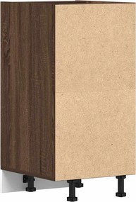 vidaXL Ντουλάπι "Riga" Καφέ Δρυς 40x44,5x81,5 εκ. από Τεχνητό Ξύλο