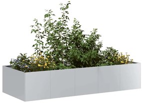 vidaXL Ζαρντινιέρα 200x80x40 εκ. από Γαλβανισμένο Ατσάλι