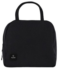 Τσάντα Φαγητού Ισοθερμική Βαμβακερή Midnight Black Estia 6ltr-24x11,5x20εκ. 01-17064