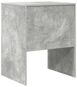 vidaXL Γραφείο Γκρι σκυροδέματος 60 x 50 x 76 εκ. Επεξεργασμένο ξύλο