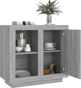 vidaXL Ντουλάπι Γκρι Sonoma 80 x 40 x 75 εκ.