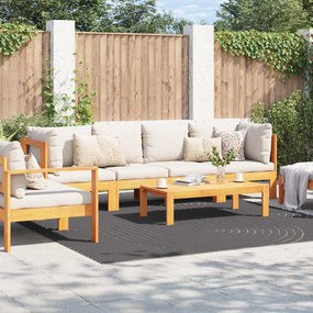 vidaXL Χαλιά χώρου τετράγωνο PALMERAS Ανθρακί 240 x 240 cm Πολυεστέρας
