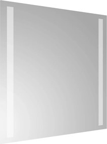 vidaXL Καθρέφτης Μπάνιου με LED 40x40 εκ.