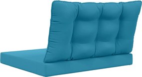 vidaXL Μαξιλάρι Καναπέ Εξωτερικού Χώρου 2 pcs Βασιλικό Μπλε
