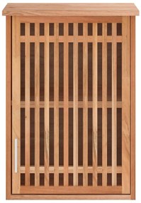 vidaXL Ντουλάπι Μπάνιου Επιτοίχιο 42x23x60 εκ. από Μασίφ Ξύλο Καρυδιάς