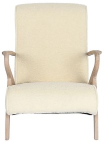 Κάθισμα Home ESPRIT Λευκό Φυσικό 57 x 55 x 85 cm