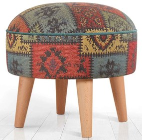 Σκαμπό Rugrev 209FLF1423 45x45x45cm Green