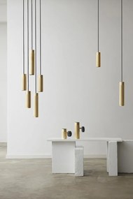 Απλίκα Τοίχου Σποτ Patrone 20cm GU10 ⌀6cm Μπρονζέ