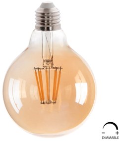 ΛΑΜΠΤΗΡΑΣ GLOBO LED FILAMENT 8W E27 3000K ΧΡΥΣΟ DIMMABLE HM4050.02