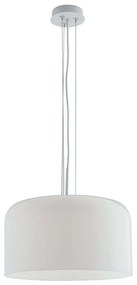Φωτιστικό Οροφής Gibus I-GIBUS-S40 BCO 1xE27 Φ40cm 150cm White Luce Ambiente Design Glass