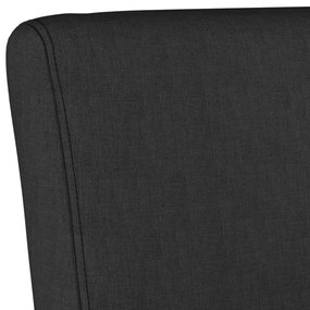 vidaXL Πολυθρόνα Μαύρη Υφασμάτινη
