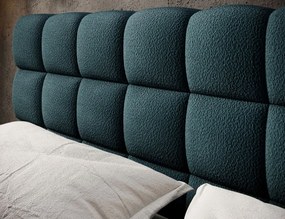 Επενδυμένο κρεβάτι Cloud-Mple Skouro-140 x 200