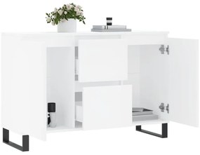 vidaXL Μπουφές Λευκός 104 x 35 x 70 εκ. από Επεξεργασμένο Ξύλο