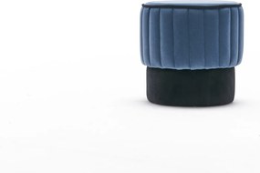 Pouffe Rose Puf - Blue Blue