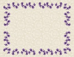 Τραπεζομάντηλο 11 Purple 145X180 - Saint Clair