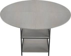 VEVOR 47 in Round Dining Table Wood Kitchen Table for 2-4 Person (Only Table)