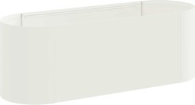 vidaXL Υψωμένο Κρεβάτι Κήπου Λευκό 120 x 40 x 40 εκ