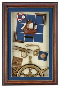Κάδρο Ξύλινο Με Χειροποίητη Παράσταση WM Collection 30x5x44εκ. N53056/C
