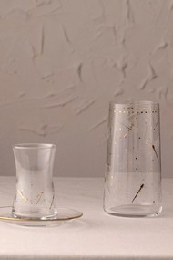 Glass Set (4 Pieces) Dragonfly 520 Transparent