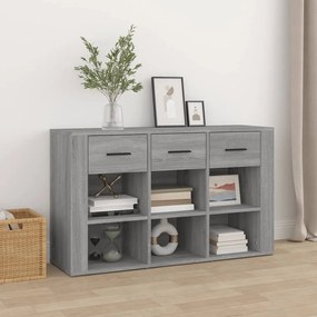vidaXL Ντουλάπι Γκρι Sonoma 100x30x59,5 εκ. από Επεξεργασμένο Ξύλο