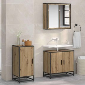 vidaXL Πλαϊνό γραφείο Artisan Oak 35,5 x 35 x 76 εκ