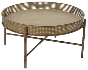 Τραπεζάκι Καφέ DKD Home Decor Μέταλλο 80 x 80 x 38 cm