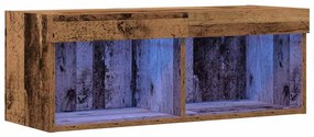 vidaXL Ντουλάπι TV Παλαιό ξύλο 80 x 30 x 30 εκ Επεξεργασμένο ξύλο