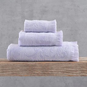 Πετσέτα Sienna Lila Ρυθμός Σώματος 70x140cm 100% Βαμβάκι