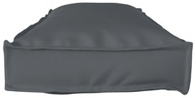 vidaXL Μαξιλάρι Παλέτας για Πάγκο Ανθρακί 120x40x8 εκ. Υφασμάτινος
