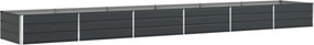 vidaXL Γλάστρα Ανθρακί 580 x 100 x 45 εκ Επικαλυμμένος Χάλυβας