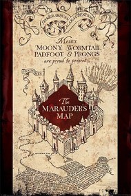 Αφίσα Harry Potter - Χάρτης Marauder's, (61 x 91.5 cm)