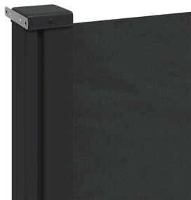 Σκίαστρο Πλαϊνό Συρόμενο Μαύρο 120 x 500 εκ. - Μαύρο