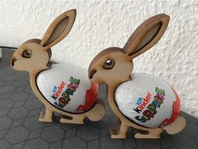 Intra απο ξύλο plywood 3mm-4mm πάχος - Πασχαλινά αυγά Rabbit Stand Διανυσματικό αρχείο για ting CNC Δίασταση 30x30 cm Intraeaxys-eo4qnlg7