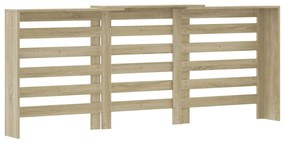 vidaXL Κάλυμμα Καλοριφέρ Sonoma Δρυς 205x21,5x83,5εκ. Επεξ. Ξύλο